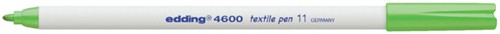 Textielmarker edding 4600 rond 1mm lichtgroen
