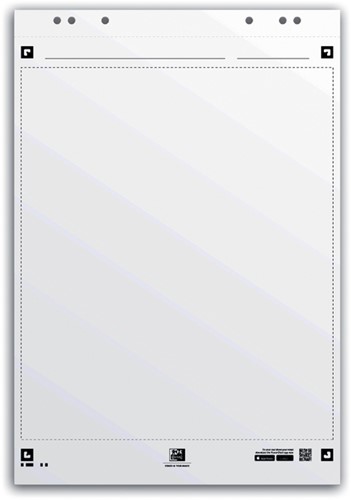 Flipoverpapier Oxford smart 65x98cm. blanco 90gram 20vel