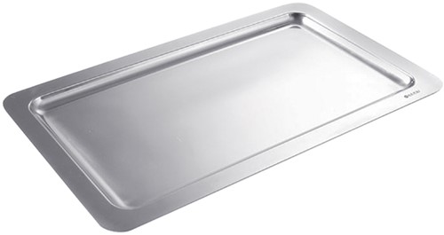 Plateau RVS tbv roomstel 199x150mm