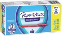Balpen Paper Mate Flexgrip Ultra medium rood-4