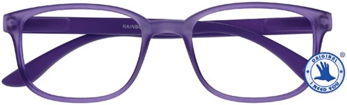 Leesbril I Need You +3.00 dpt Rainbow lila-3