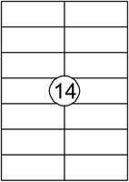 Etiket Avery DP144 105x42mm wit 1400 etiketten-3