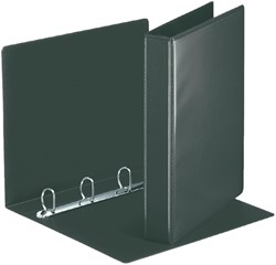 Presentatieringband Esselte panorama A4 4-rings D-mechaniek 30mm PP zwart