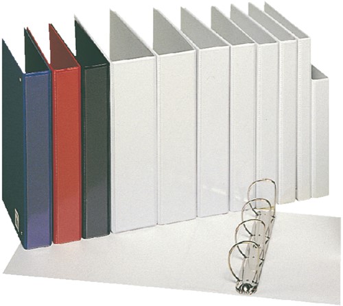 Presentatieringband Esselte panorama A4 4-rings D-mechaniek 30mm PP blauw-3