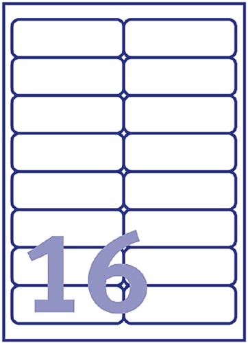 Etiket Avery L7562-25 99.1x33.9mm transparant 400 etiketten-3