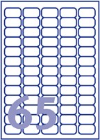Etiket Avery L7680-25 38.1x21.2mm goud 1625 etiketten-2