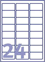 Etiket Avery L4773-20 63.5x33.9mm polyester wit 480 stuks-3