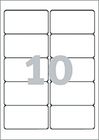 Etiket Avery L4744REV-25 96x50.8mm afneembaar wit 250 stuks-1