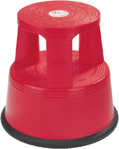 Opstapkruk Desq 420mm kunststof rood