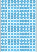 Etiket HERMA 2213 rond 8mm blauw 5632 stuks-3