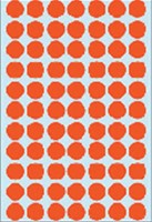 Etiket HERMA 2232 rond 13mm rood 2464 stuks-3