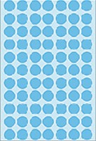 Etiket HERMA 2233 rond 13mm blauw 2464 stuks-3