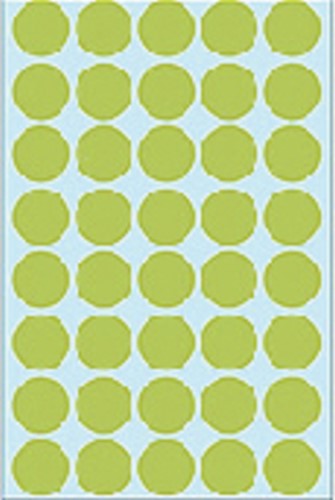 Etiket HERMA 2255 rond 19mm groen 1280stuks-3