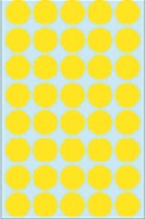 Etiket HERMA 2251 rond 19mm geel 1280 stuks-2