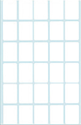 Etiket HERMA 2390 19x27mm wit 960 stuks-3