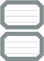 Etiket HERMA 5719 82x55mm schrift grijze rand 12 stuks-2