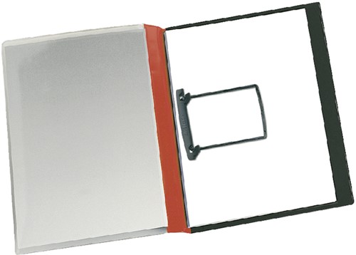 Rapportenmap met JalemaClip A4 rood