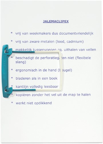 Bundelmechaniek Djois JalemaClipex slangetjes petrol 100 stuks-3