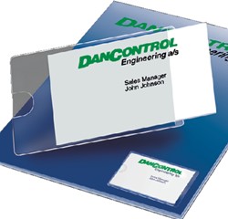 Etikethouder Djois 55x102mm zelfklevend transparant 104 stuks