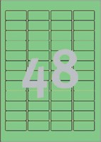 Etiket Avery L6040-20 45.7x21.2mm groen 960 stuks-2