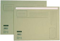 Vouwmap Quantore Folio ongelijke zijde 320gr grijs