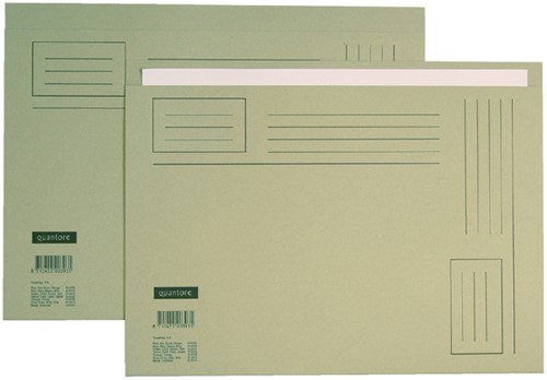 Vouwmap Quantore Folio ongelijke zijde 320gr grijs
