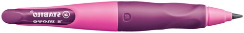 Vulpotlood STABILO Easyergo HB 3.15mm links roze/lila slijper blister-2