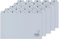 Alfabet HF2 90x130mm PP grijs