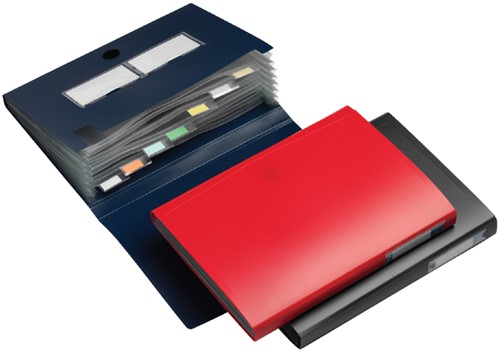 Sorteermap HF2 met 7 vakken zwart-3