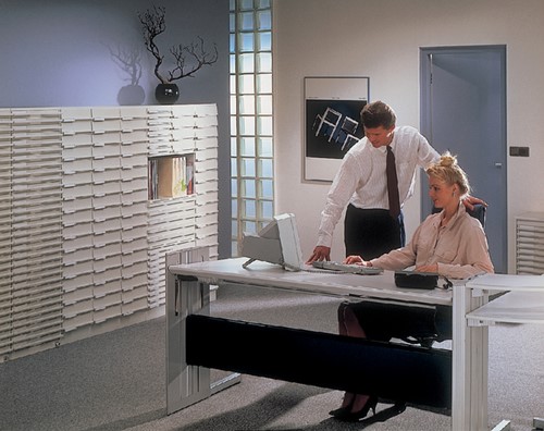 Stapelcassette Djois met ordnerplateau grijs-2