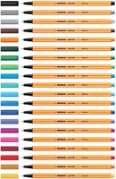 Fineliner STABILO point 88/040 fijn neon rood-2