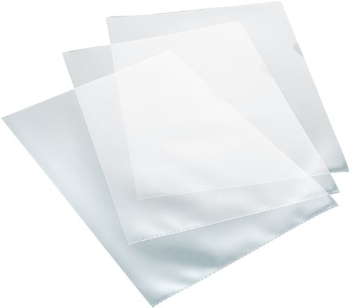 Insteekmap L-model Quantore A4 PP 0.12mm nerf 100 stuks