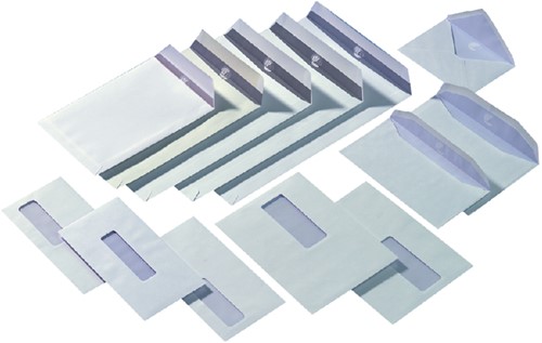 Envelop Quantore 110x220mm venster 3x10cm links zelfklevend 500 stuks-3