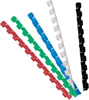Bindrug GBC 6mm 21rings A4 blauw 100 stuks-2