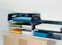 Brievenbak Leitz Sorty Jumbo A3 dwars zwart-2