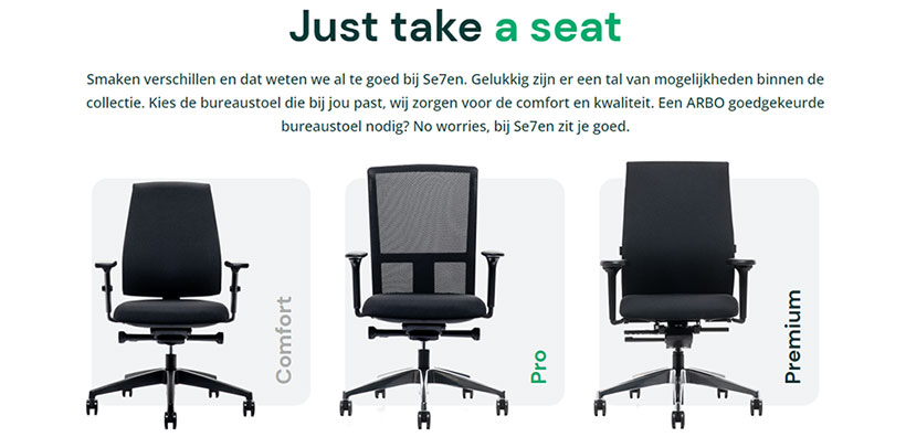 Voorpagina - top - grote banner - Just take a seat