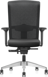 Bureaustoel Se7en Premium LX282 donkerblauw met nebespanning in groen