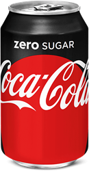 Frisdrank Coca Cola Zero, tray à 24 blikjes 33cl