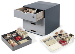 Coffee Point Box Durable 3385-58 antraciet-lichtgrijs