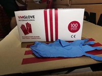Handschoen nitril ongepoederd M 100 stuks-3