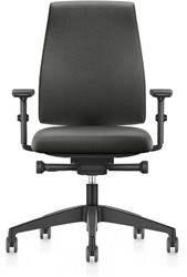 Bureaustoel Se7en Comfort LX111 - Grijs (Lucia 5801) - Zitdiepteverstelling - 2D-armleggers in hoogte en breedte verstelbaar