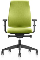 Bureaustoel Se7en Comfort LX111 - Lichtgroen (Lucia 5809) - Zitdiepteverstelling - 2D-armleggers in hoogte en breedte verstelbaar met zachte opdek