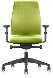 Bureaustoel Se7en Comfort LX111 - Lichtgroen (Lucia 5809) - Zitdiepteverstelling - 2D-armleggers in hoogte en breedte verstelbaar met zachte opdek